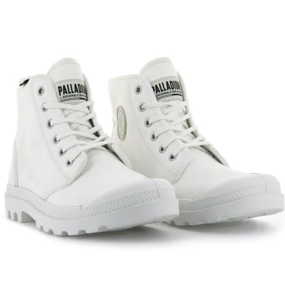 NIB | Palladium Women's White Pampa HI Boot - Picture 2 of 10